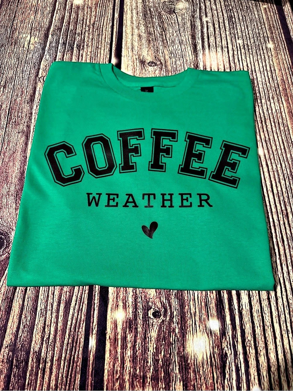 Gildan Heavy Cotton Tee - Coffee Weather Graphic G5000 Heavy Cotton Coffee